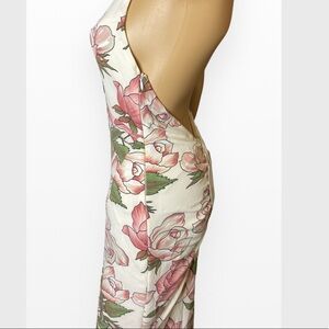 Latiste By Amy Mermaid  Rose Garden Maxi Dress Size S